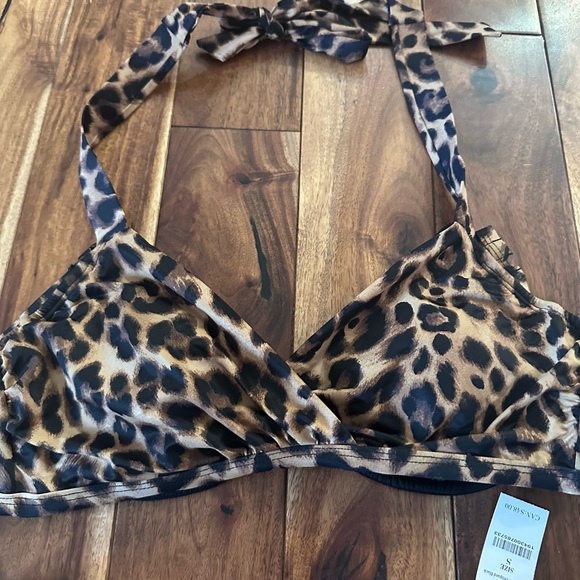 WHBM small cheetah print 2 piece bikini NWT - Picture 4 of 7